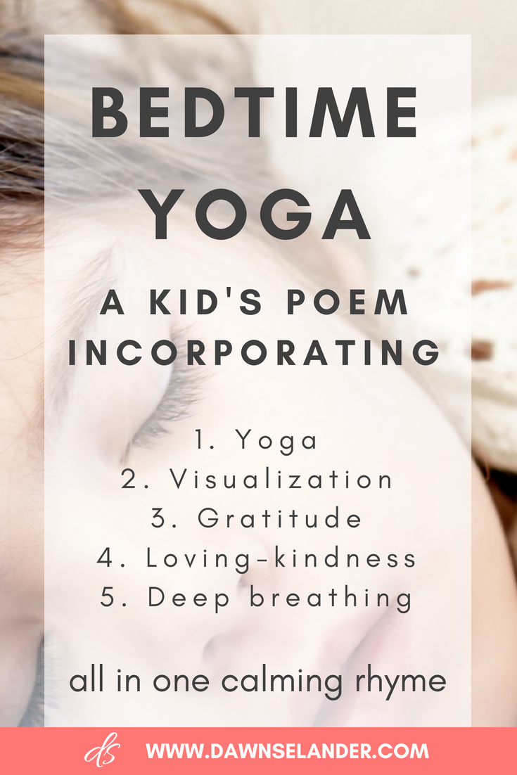 A poem that incorporates mind body practices for peaceful sleep.