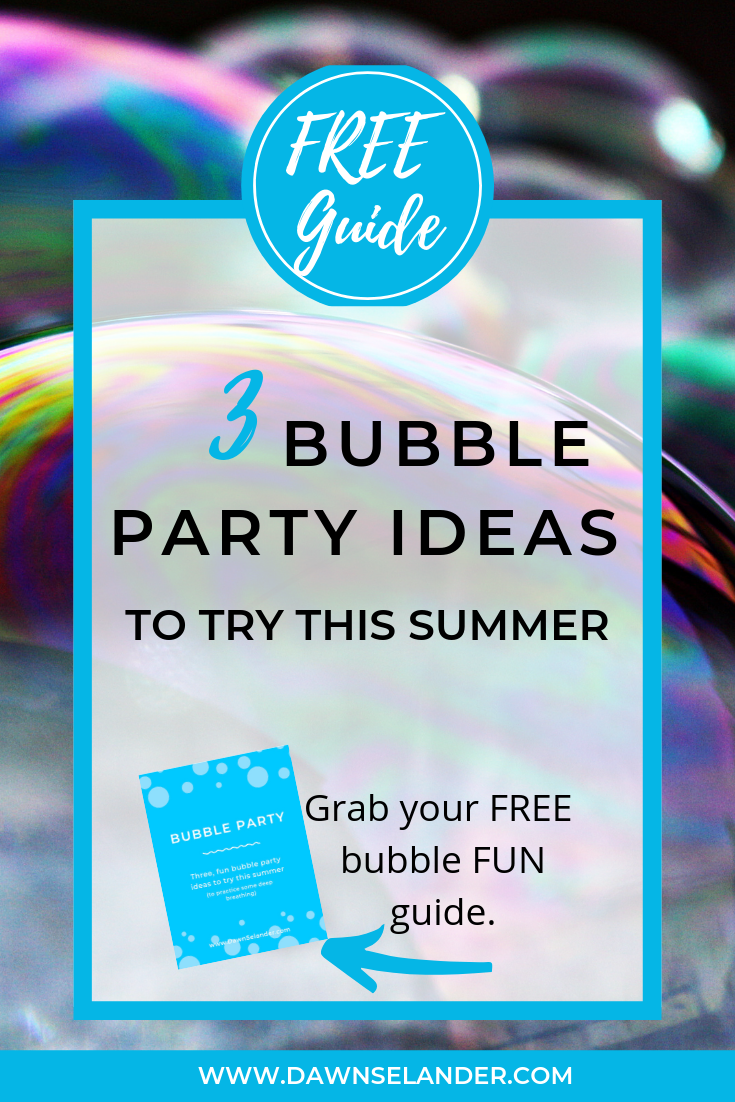 Try these fun bubble party ideas this summer with your kids.