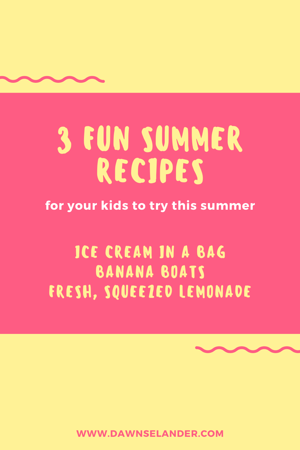 Grab your FREE fun summer recipes to try with your kids.