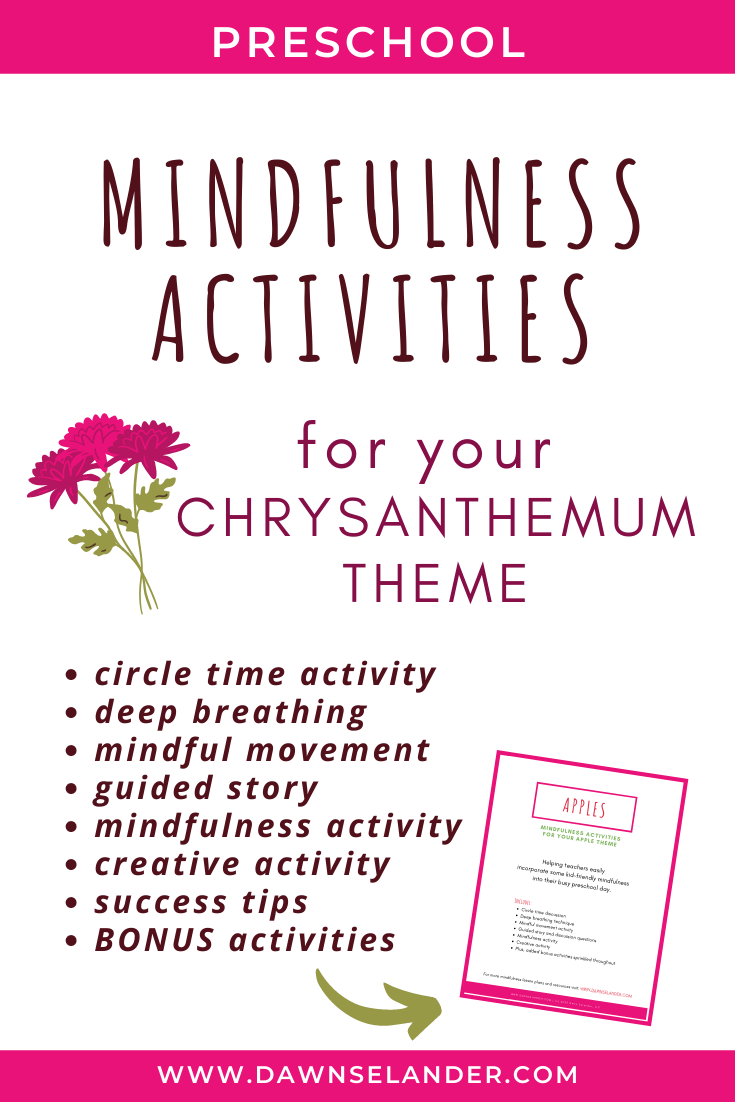 Chrysanthemum Mindfulness Activities