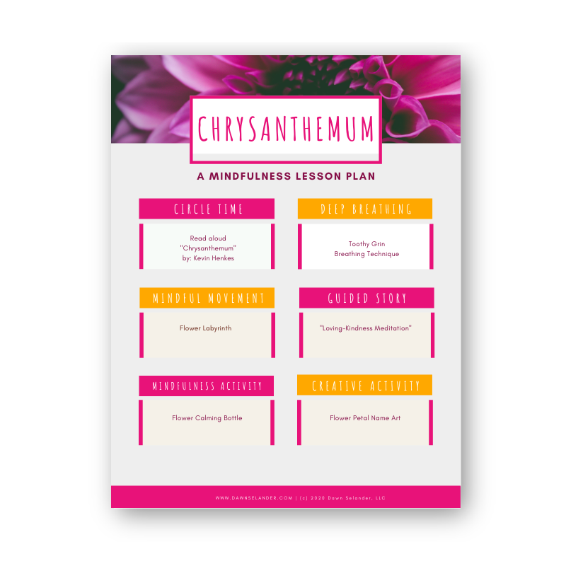 Chrysanthemum Lesson Plan
